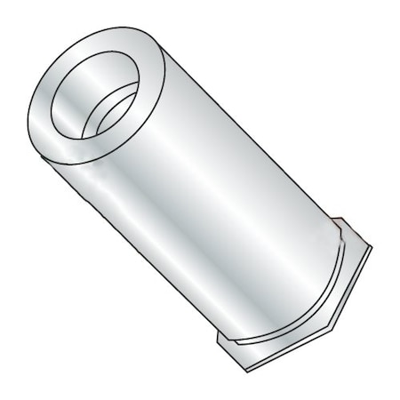 Newport Fasteners Round Standoffs, #8-32 Thrd Sz, 1/2 in Bd L, Steel Zinc, 1000 PK 898614